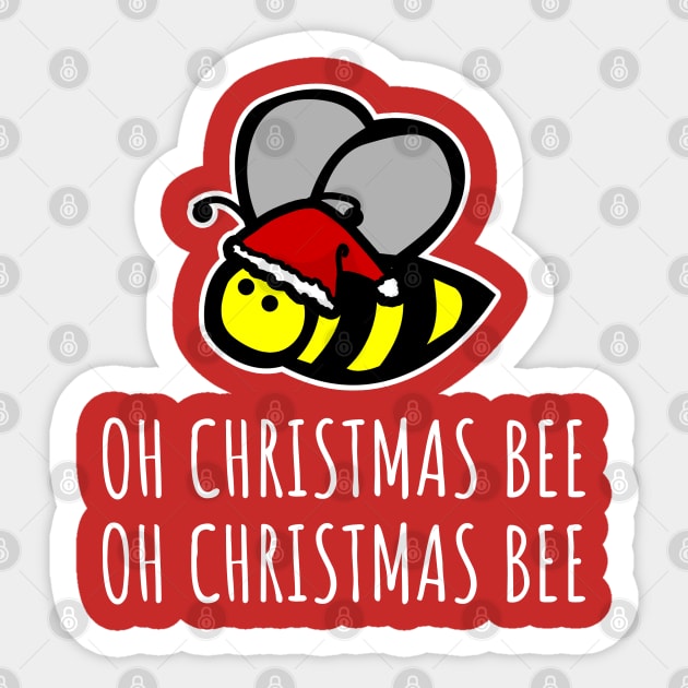 Oh Christmas Bee Sticker by LunaMay